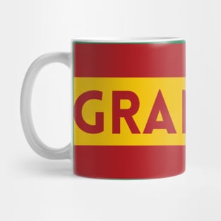 Granada City in Spain Flag Colors Mug